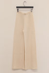 SWAYING/KNIT textured straight pants SW24SS3B11 white